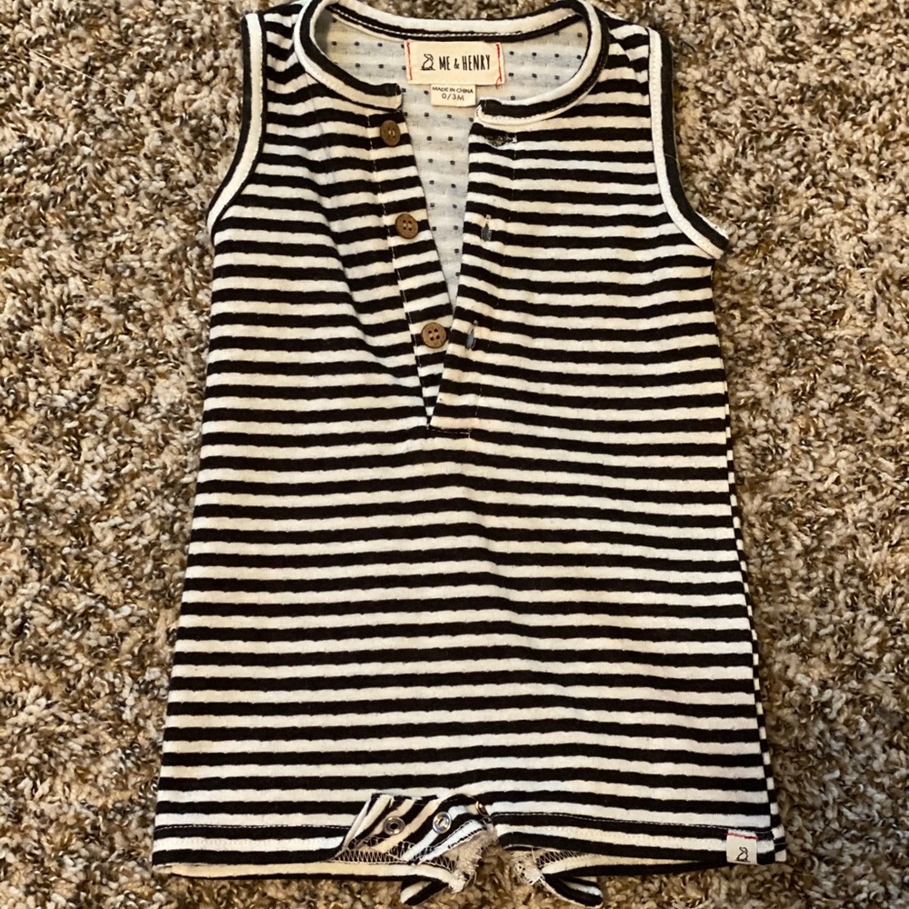 Me and Henry romper